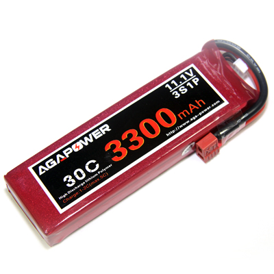 3300mAh 11.1V 30C battery for helicopters
