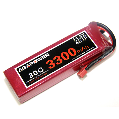 3300mAh 14.8V 30C battery for helicopters