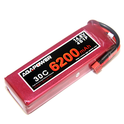 6200mAh 14.8V 30C Lipo battery for multicopters