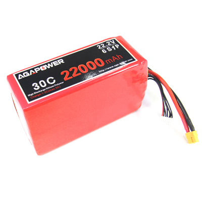 22000mAh 30C 22.2V for UAV and FPV