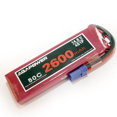 High discharge rate 2600 50C 14.8v battery