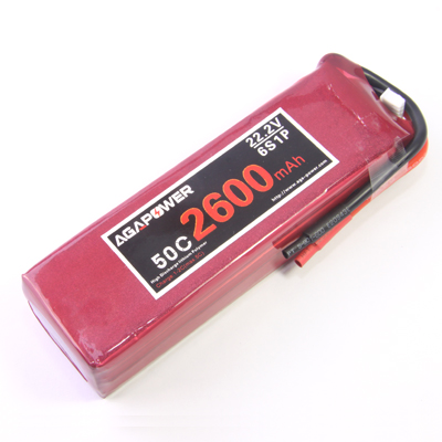 High quality Pack 2600mAh 50C 6s battery