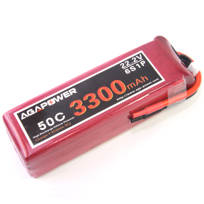 600 size helicopter 3300mAH 22.2V 50C battery 