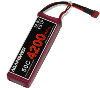 High discharge rate 4200 50C 14.8V battery