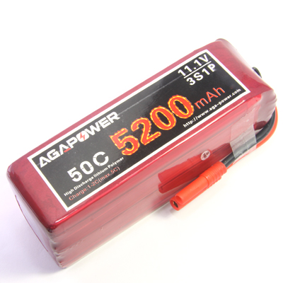 5200mah 11.1v 50c heli lipo battery