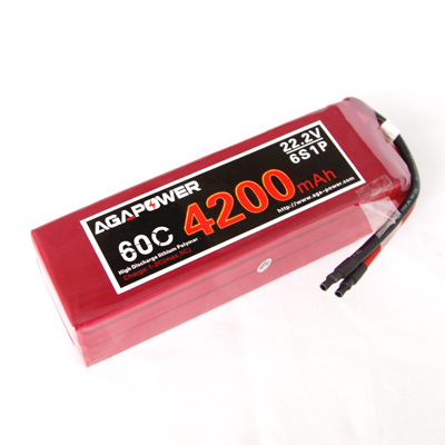 4200/60C-6S 22.2V RC Heli battery