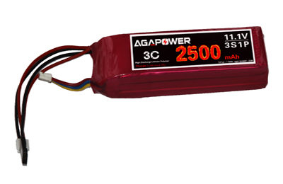 Transmitter lipo 2500mAh 11.1v 3c 