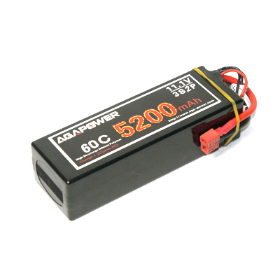 5200mah 11.1v 60c 2p rc lipo battey