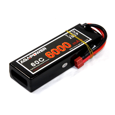 60C 7.4v 6000mAh Battery