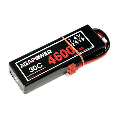 Hard case lipo 4600mah 30c 7.4v for RC car