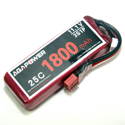 AGA Power 1800mAh 11.1V 25C Lipo battery