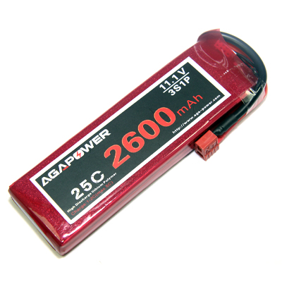 AGA Power 2600mAh 3S 25C Lipo battery Pack