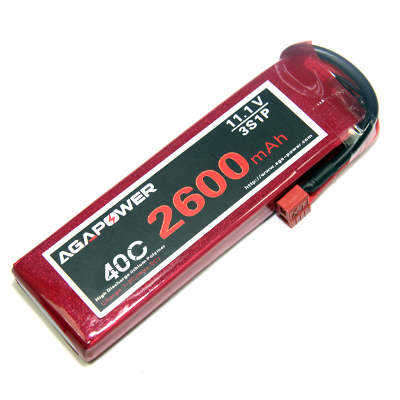 2600mAh 40C RC Battery