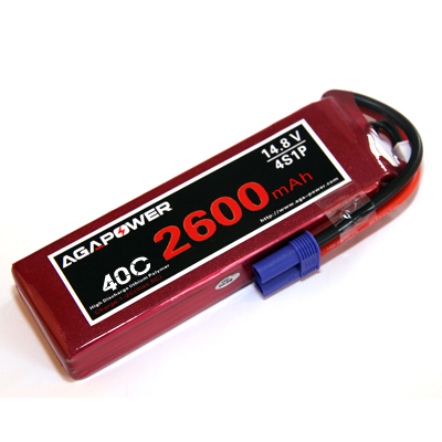 AGA 40C 4S 2600 mah Rc Battery